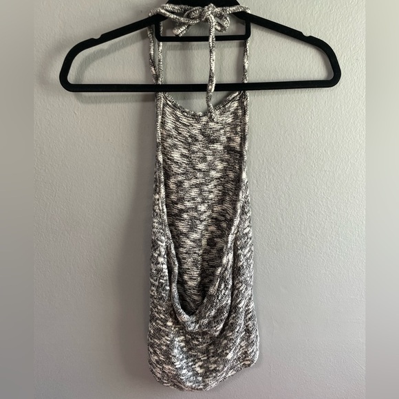 American Eagle space dye knit halter open back top. Size Small. - Picture 5 of 7